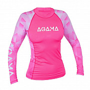 Women's lycra T-shirt Agama PINK LADY, long sleeves