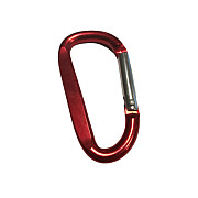 Carabiner Beaver ACRS ALU 6 cm red