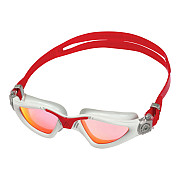 Swimming goggles Aqua Sphere KAYENNE titanium. mirror glass red
