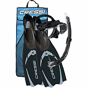 Scuba Dive Fins Boots Dry Snorkel Mask Gear Set - SCS0062