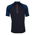 Men's lycra T-shirt Aqua Lung SLIM FIT black/blue, short sleeves