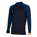 Men's lycra T-shirt Aqua Lung SLIM FIT black/blue, long sleeves
