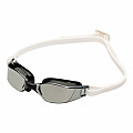 Swimming goggles Aqua Sphere XCEED titanium mirror lenses black/white
