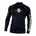 Men's rashguard shirt Scubapro RASHGUARD BLACK UPF50, long sleeve