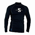 Men's rashguard shirt Scubapro T-FLEX BLACK UPF80, long sleeve - S