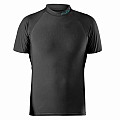 Men's lycra shirt Hiko SHADE DEW, short sleeve - M black