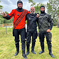 Dry trilaminate suit Agama TECH orange