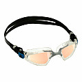 Swimming goggles Aqua Sphere KAYENNE PRO mirror lenses iridescent - transparent/grey
