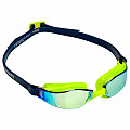 Swimming goggles Aqua Sphere XCEED titanium yellow mirror glass