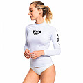 Women's lycra T-shirt Roxy Bright White long sleeve