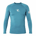 Men's lycra T-shirt RIP CURL WAVES, long sleeve