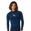 Men's lycra T-shirt RIP CURL WAVES, long sleeve