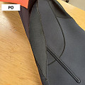 Widening of the neoprene suit in the chest area, shortening of the sleeves and legs