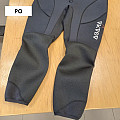 Widening of the neoprene suit in the chest area, shortening of the sleeves and legs