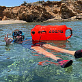 Snorkelling set mask and snorkel Dive Team DEEP VISION antifog