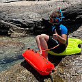 Snorkelling set mask and snorkel Dive Team DEEP VISION antifog