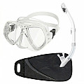 Snorkelling set mask and snorkel Dive Team DEEP VISION antifog