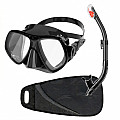Snorkelling set mask and snorkel Dive Team DEEP VISION antifog