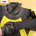 Replacing neck and sleeve cuffs