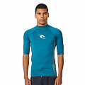 Men's lycra T-shirt RIP CURL WAVES, short sleeve
