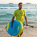 Men's lycra T-shirt RIP CURL WAVES, short sleeve