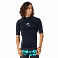 Men's lycra T-shirt RIP CURL WAVES, short sleeve