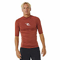 Men's lycra T-shirt RIP CURL WAVES, short sleeve