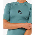 Men's lycra T-shirt RIP CURL WAVES, short sleeve