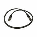 High-pressure hose MIFLEX CARBON for pressure gauge - 90cm black