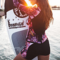 Women's short neoprene Kaiwai PINK long sleeve