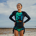 Women's neoprene swimsuit Kaiwai BLUE BRAZIL long sleeve