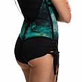 Women's neoprene swimsuit Kaiwai BLUE PANTY short sleeve