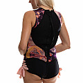 Women's neoprene swimsuit Kaiwai PINK PANTY short sleeve