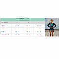Women's neoprene swimsuit Kaiwai ORANGE PANTY short sleeve
