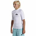 Boys' lycra t-shirt Quiksilver, short silver