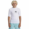 Boys' lycra t-shirt Quiksilver, short silver