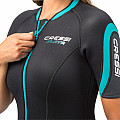 Neoprene short Cressi PLAYA LADY 2,5 mm aqua