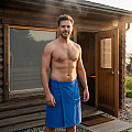 Men's sauna towel/kilt Aqua Speed - blue