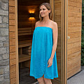 Women's sauna tunic Aqua Speed PAREO - blue