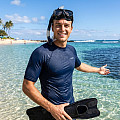 Men's lycra T-shirt O'neill NAVY, short sleeve