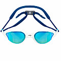 Aqua Speed ​​Vortex Mirror Swimming Goggles with Case White