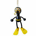 Wooden figurine Agama diver