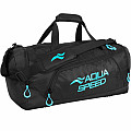 Travel bag Aqua Speed SPORT DUFFLE BAG L 43L - black/turquoise