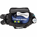Travel bag Aqua Speed SPORT DUFFLE BAG M 35L - black/turquoise