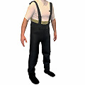 Fishing neoprene waist pants Agama 6.5 mm
