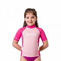 Girl's rashguard shirt Mares RASHGUARD JUNIOR, short sleeve - S (9/10 years)