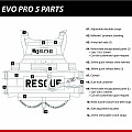 Safety vest Northern Diver ARCTIC SURVIVOR EVO PRO 5 PFD