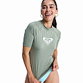Women's lycra T-shirt Roxy OIL GREEN short sleeve 2nd quality - L