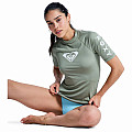 Women's lycra T-shirt Roxy OIL GREEN short sleeve 2nd quality - L