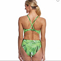 Women's swimwear Michael Phelps MESA LADY MID BACK multicolor/green - DE30